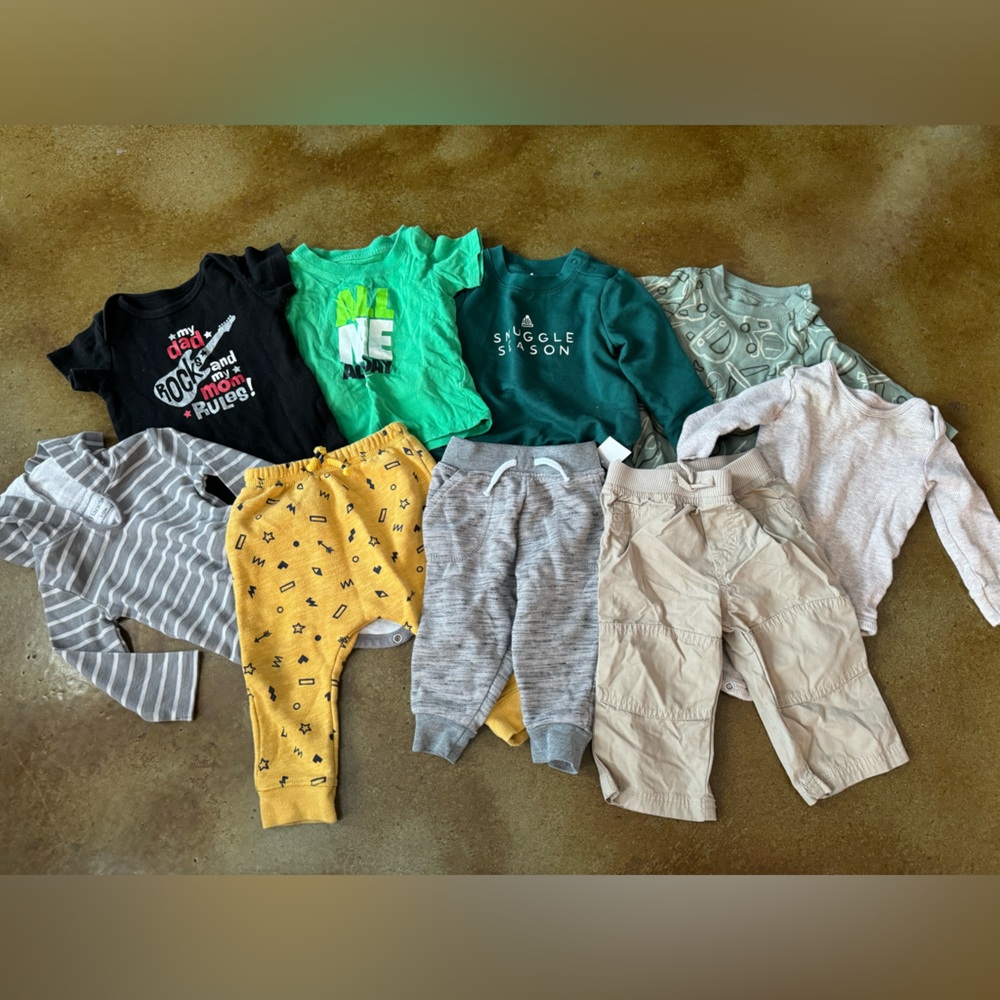 Baby boy 6-9 month Assorted Baby Clothing Set bundle